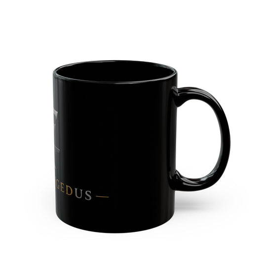 FaithForgedUs Logo Mug — Black Ceramic Coffee Cup (11oz, 15oz)